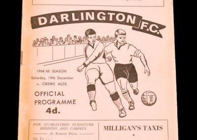 Darlington v Crewe 19.12.1964