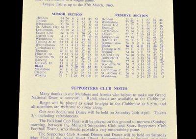 Ilford v Tooting & Mitcham 03.04.1965