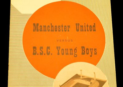 Manchester United v BSC Young Boys 01.10.1958