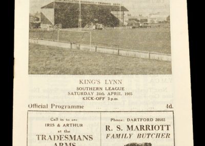 Dartford Club v King's Lynn 24.04.1965
