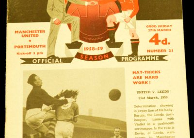 Portsmouth v Manchester United 27.03.1959