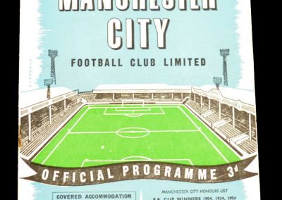 Manchester City v Manchester United 27.09.1958