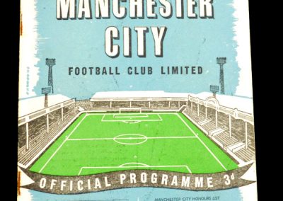 Manchester City v Tottenham Hotspur 01.11.1958