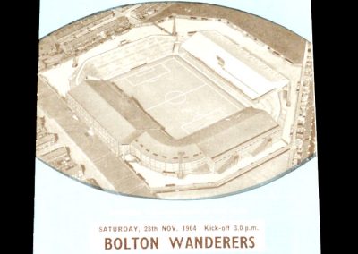 Manchester City v Bolton Wanderers 28.11.1964