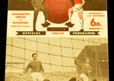 Manchester United v Blackpool 11.09.1963