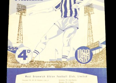 West Bromwich Albion v Manchester United 18.01.1964