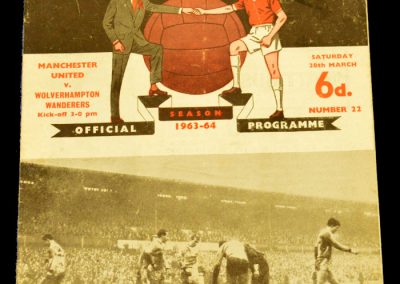 Manchester United v Wolverhampton Wanderers 28.03.1964