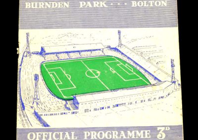 Bolton Wanderers v Arsenal 17.09.1958