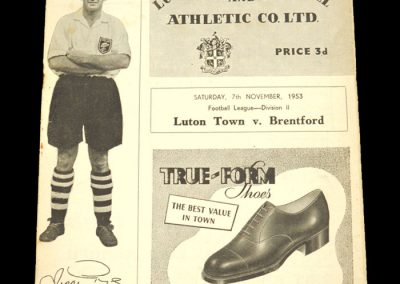 Luton Town v Brentford 07.11.1953