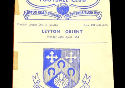 Queens Park Rangers v Leyton Orient 26.04.1954