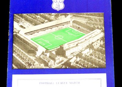 Everton v Wolverhampton Wanderers 29.12.1956