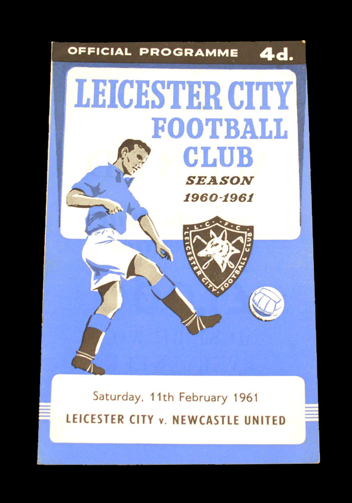 1961 FA Cup Poster of Programme Leicester Tottenham 