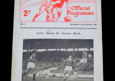 Manchester United Reserves v Manchester City Reserves 27.08.1960