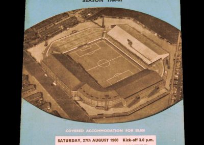 Manchester City v Manchester United 27.08.1960 | Abandoned