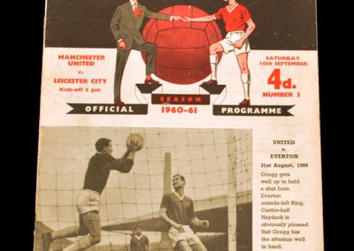 Leicester City v Manchester United 10.09.1960