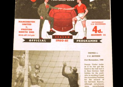 Preston North End v Manchester United 03.12.1960