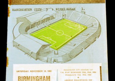 Birmingham City v Manchester City 10.11.1956