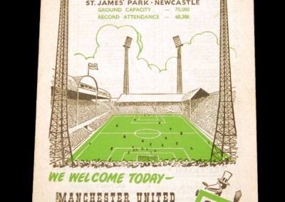 Newcastle United v Manchester United 11.03.1961