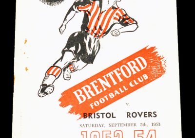 Brentford v Bristol Rovers 05.09.1953
