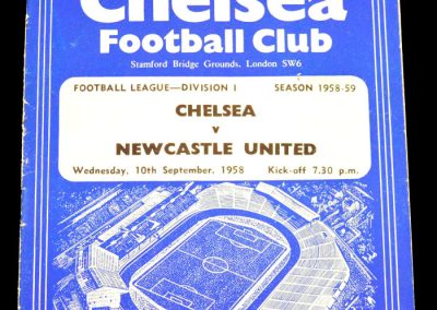 Newcastle United v Chelsea 10.09.1958