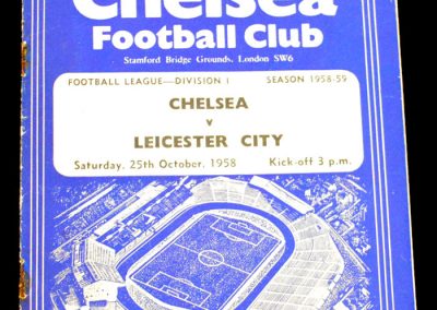Leicester City v Chelsea 25.10.1958