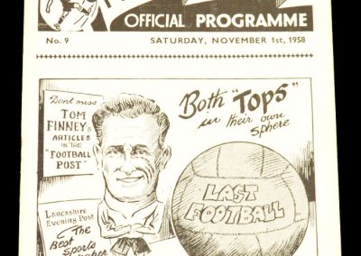Preston North End v Chelsea 01.11.1958