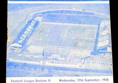 Bristol Rovers v Cardiff City 17.09.1958