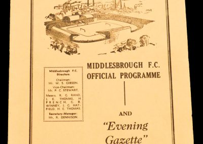 Middlesbrough v Cardiff City 21.02.1959