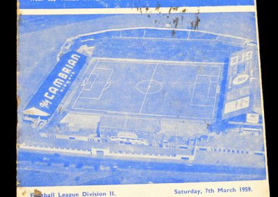 Cardiff City v Swansea Town 07.03.1959