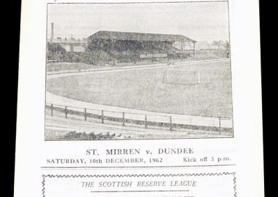 St Mirren v Clyde 10.12.1962