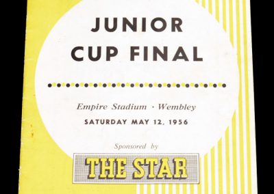 Junior Cup Final 12.05.1956