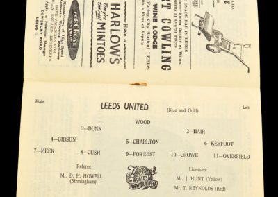 Cardiff City v Leeds United 04.01.1958 | FA Cup 3rd Round
