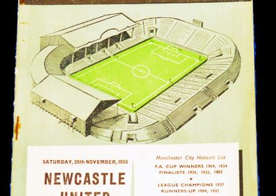 Newcastle United v Manchester City 26.11.1955