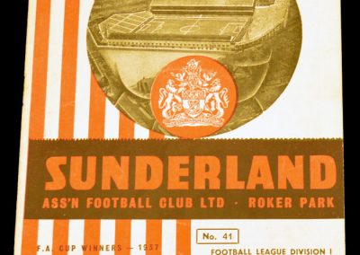 Sunderland v Manchester City 30.03.1956
