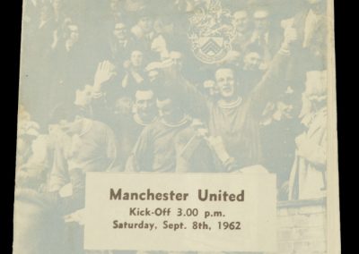 Leyton Orient v Manchester United 08.09.1962