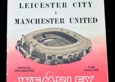 Leicester City v Manchester United 25.05.1963 | FA Cup final