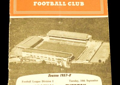Arsenal v Everton 10.09.1957