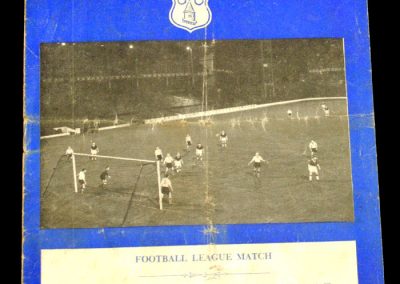 Blackpool v Everton 20.11.1957