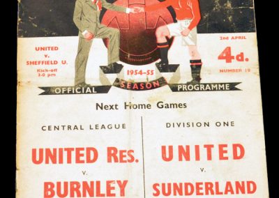 Sheffield United v Manchester United 02.04.1955