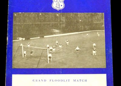 Shamrock Rovers v Everton 19.03.1958 | Floodlit