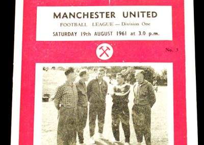 West Ham United v Manchester United 19.08.1961