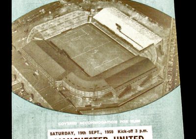Manchester United v Manchester City 19.09.1959