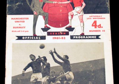 Burnley v Manchester United 25.11.1961