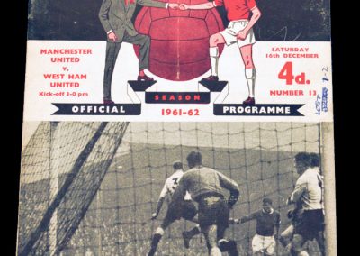 West Ham United v Manchester United 16.12.1961