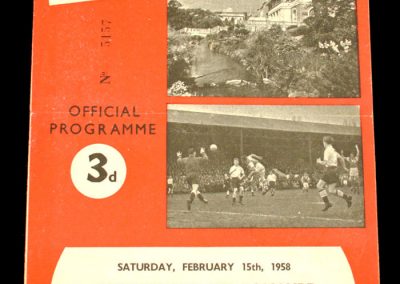 Bournemouth and Boscombe Athletic v Southampton 15.02.1958