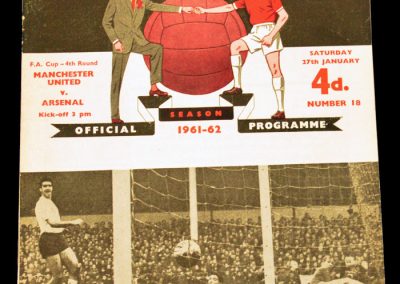 Arsenal v Manchester United 27.01.1962 | Postponed to 31.01 | FA Cup 4th Round