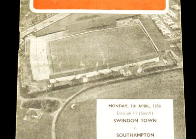 Swindon Town v Southampton 07.04.1958