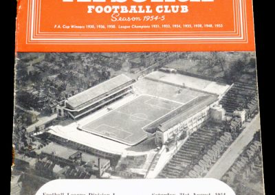 Arsenal v Newcastle United 21.08.1954