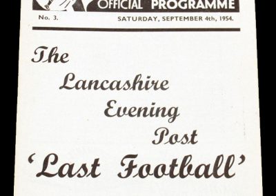 Preston North End v Newcsatle United 04.09.1954