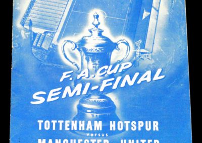Tottenham Hotspur v Manchester United 31.03.1962 | FA Cup Semi Final